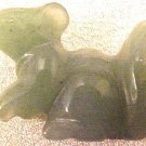 Squirrel Carved Adventurine Gemstone Bead