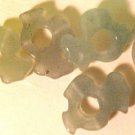 Rooster 12 Green Adventurine Gemstone Cutout Beads