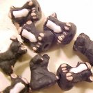 Pig 4 Small Sitting Ceramic Beads