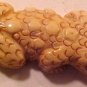 Lizard Carved Horn Bead