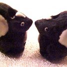 Skunk 4 Hand Painted Pottery Beads