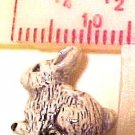 Rabbit Sitting 4 Pottery Beads