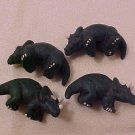 Dinosaur Triceratops 3 Clay Beads