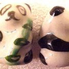 Panda 6 Black + White Porcelain Beads