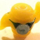 Teapot Yellow Lampworked Glass Beads