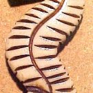 Seahorse Carved Bone Bead