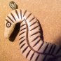 Seahorse Carved Bone Bead