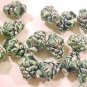 Christmas Tree 4 Porcelain Beads
