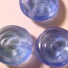 Seashell Snail Style 25 Blue Green Glass Beads