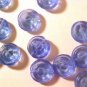 Seashell Snail Style 25 Blue Green Glass Beads
