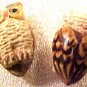 Owl 4 Brown Pottery Beads