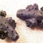 Lizard Gecko Grey 4 Small Clay Beads