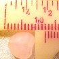 Heart 20 Pink Variegated Tiny Satin Glass Beads