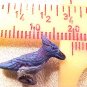 Bird Blue Jay 4 Pottery Beads