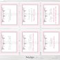 Modern Pink Chevron Printable Baby Shower Party Package #A127