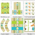 Dinosaur Friends Printable Birthday Party Package #A140