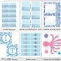 Pink Under The Sea Octopus Turtle Nautical Printable Baby Shower Party Package #A145