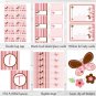 Pink Butterfly Flowers Printable Baby Shower Party Package #A147