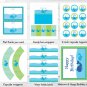 Lil Blue Whale Nautical Printable Birthday Party Package #A163