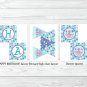 Pink Under The Sea Octopus Turtle Nautical Printable Birthday Party Package #A172