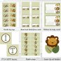 Jungle Friends Animal Safari Printable Baby Shower Party Package #A169