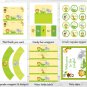 Bright Safari Jungle Animals Printable Birthday Party Package #A179