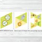 Bright Safari Jungle Animals Printable Birthday Party Package #A179