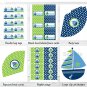 Nautical Sailboat Sail Away Printable Birthday Party Package #A198