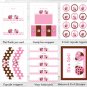 Pink Ladybug Printable Baby Shower Party Package #A122