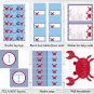 Nautical Crab Under The Sea Printable Baby Shower Party Package #A182