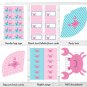 Pink Crab Under The Sea Nautical Printable Birthday Party Package #A206