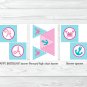 Pink Crab Under The Sea Nautical Printable Birthday Party Package #A206