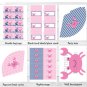 Pink Crab Under The Sea Nautical Anchor Printable Birthday Party Package #A207