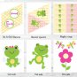 Girl Frog Dragonfly Garden Printable Baby Shower Party Package #A209