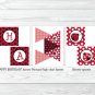 Little Red Ladybug Garden Printable Birthday Party Package #A214
