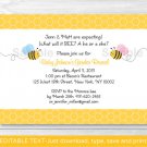 Lil Bumble Bee What Will It Bee? Printable Gender Reveal Invitation Editable PDF #A173
