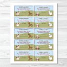 Farm Babies Cow Horse Pig Sheep Printable Baby Shower Diaper Raffle Tickets #A146