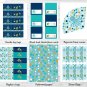 Under The Sea Octopus Crab Turtle Nautical Printable Birthday Party Package #A317