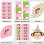 Mod Girl Monkey Printable Birthday Party Package #A288
