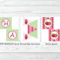 Sweet Little Strawberry Printable Birthday Party Package #A311