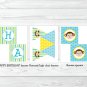 Mod Monkey Printable Birthday Party Package #A335