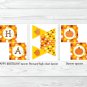 Fall Pumpkin Autumn Printable Birthday Party Package #A339