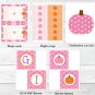 Pink Pumpkin Fall Harvest Printable Baby Shower Party Package #A337