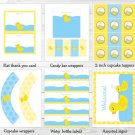 Rubber Duck Printable Birthday Party Package #A345