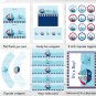 Pirate Monkey Nautical Whale Printable Baby Shower Party Package #A287