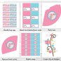 Pink Girl Owl Blossom Printable Birthday Party Package #A354