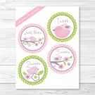 Baby Bird Monthly Milestone DIY You Print PDF Stickers & Iron On Transfers #A266