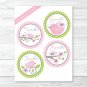 Baby Bird Monthly Milestone DIY You Print PDF Stickers & Iron On Transfers #A266