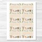 Woodland Forest Animals Baby Shower Book Request Cards Printable #A191