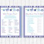 Lavender Butterfly Garden Baby Shower Games Pack - 8 Printable Games #A218